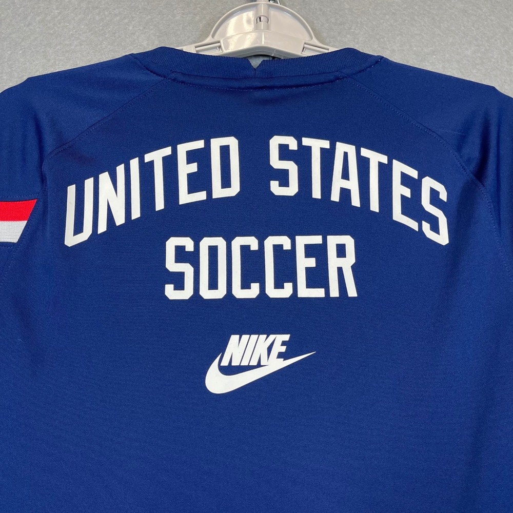 Team USA Soccer Jersey Mens Small Blue Nike Dri-FIT Training Top Short Sleeve - Picture 2 of 12
